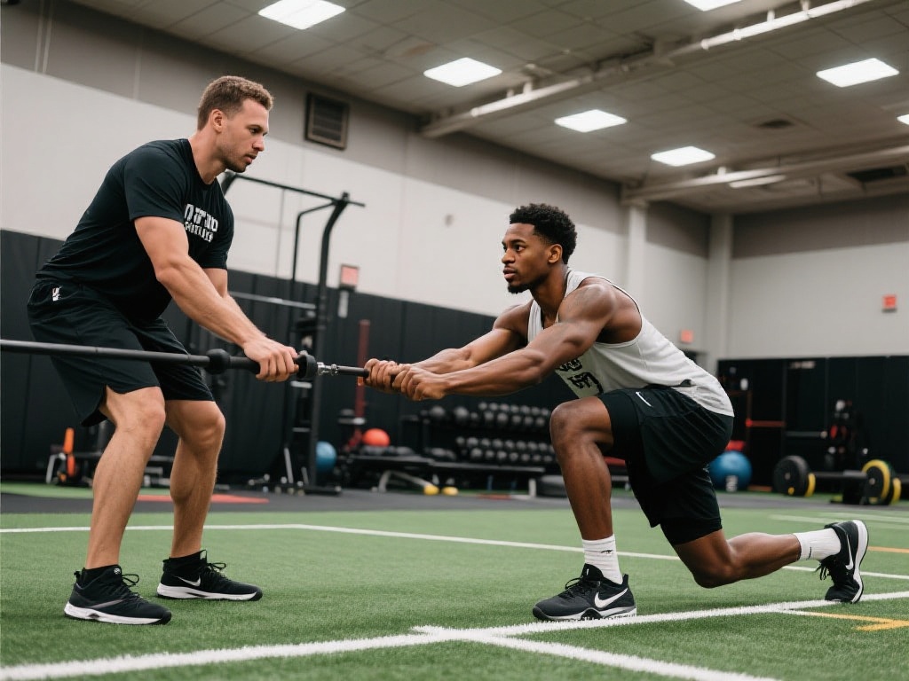 体能师展示洛夫顿季后赛备战训练成果 复合训练增强稳定性
据体能师介绍,洛夫