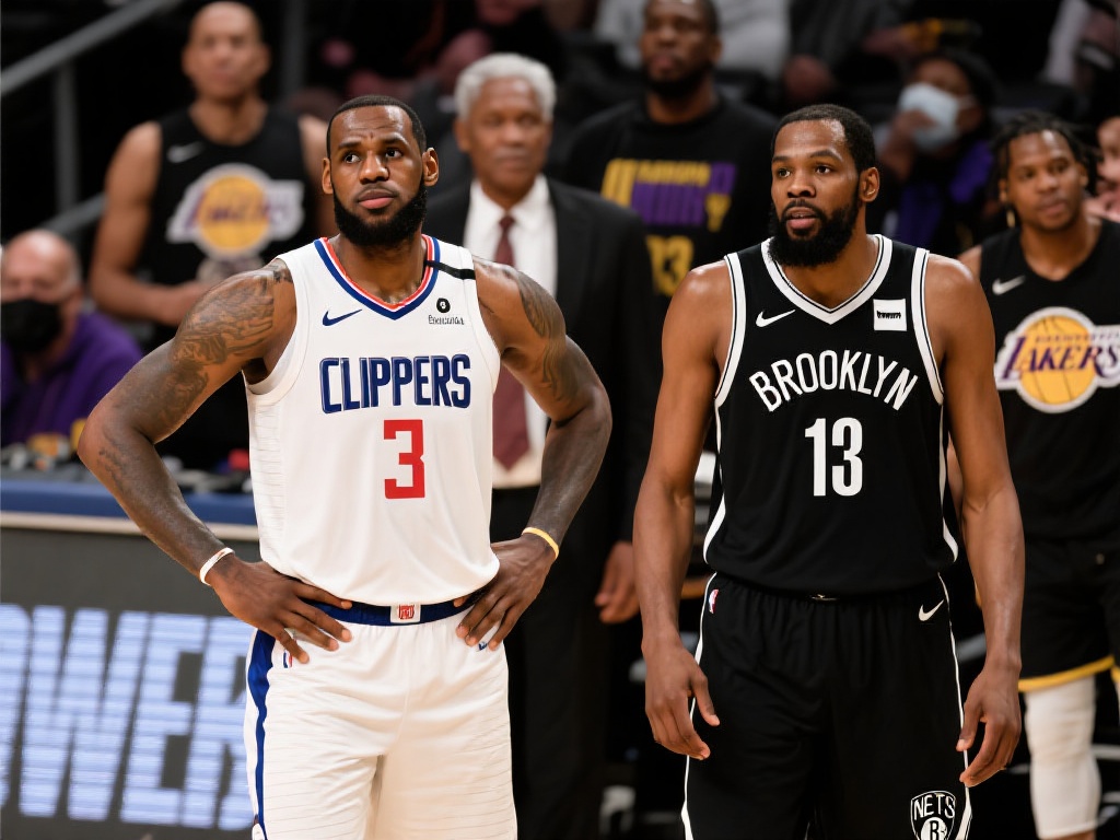 快船的现实可以参考湖人和篮网的阵容危机。